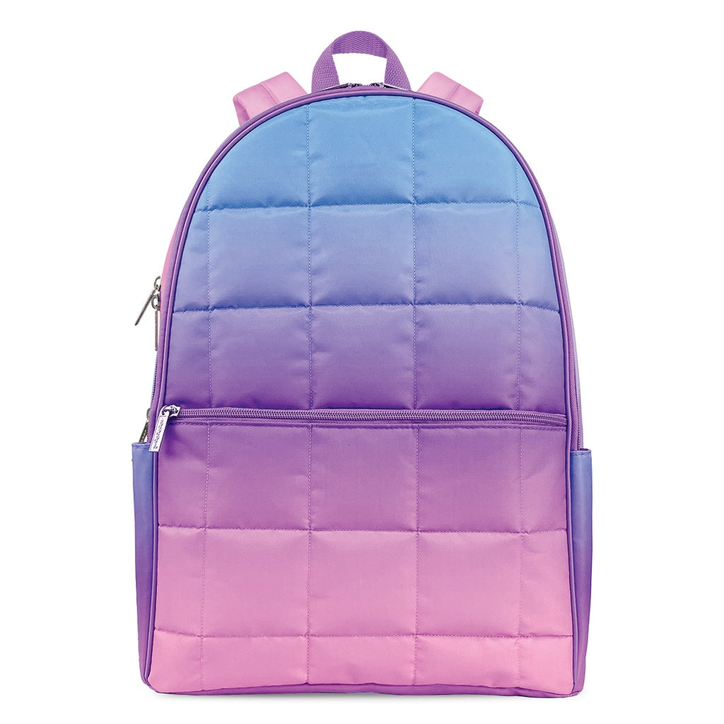 Ombre Quilted Backpack & Lunch Tote