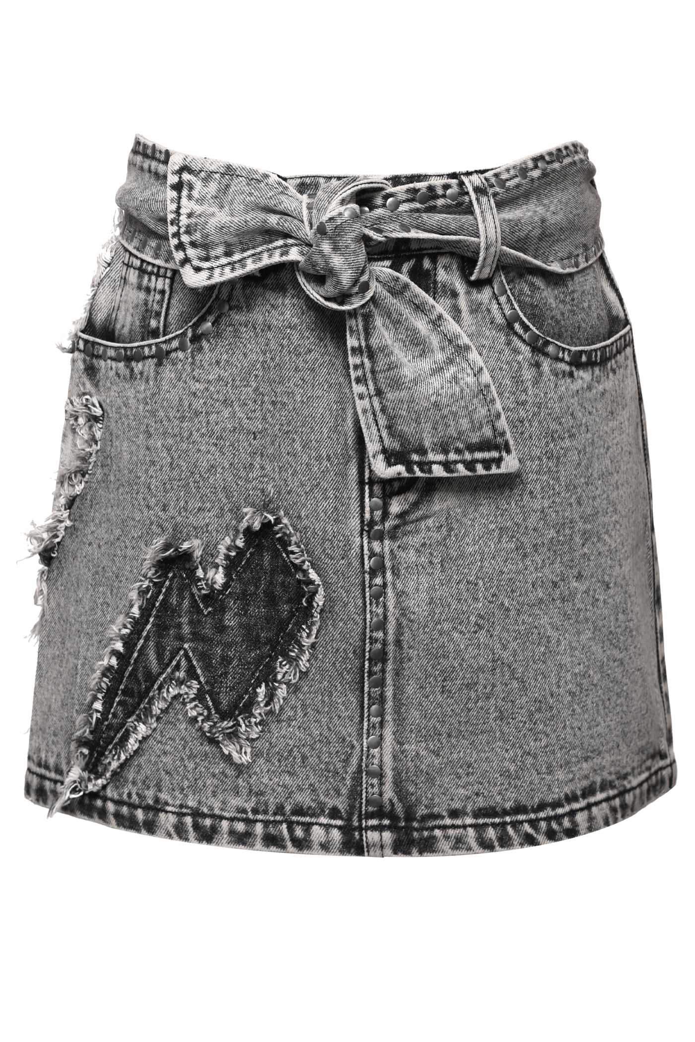 Vintage Wash Denim Jacket & Skirt