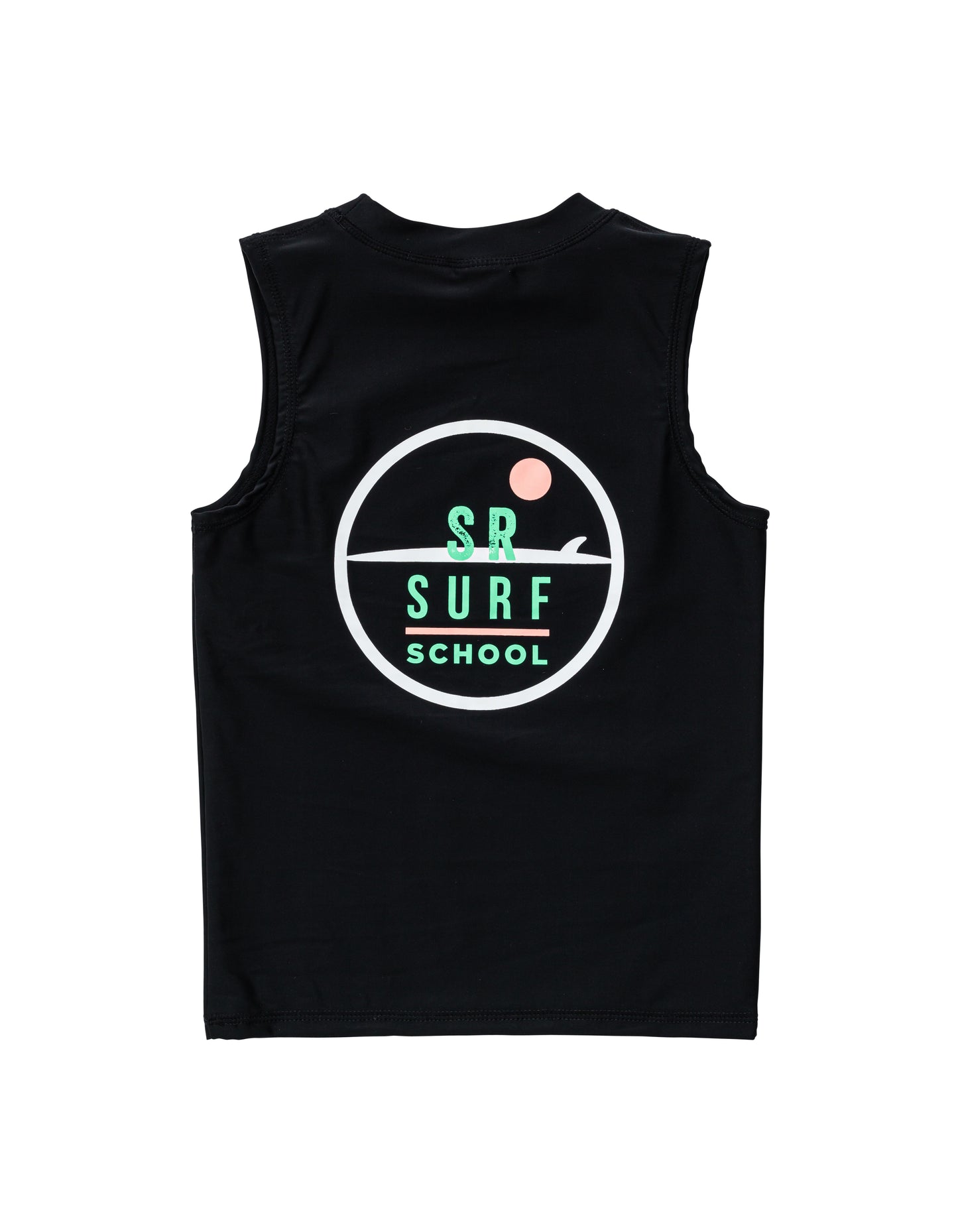 Neon Rainforest Board Shorts & Black Surf Rash Top (Sustainable)