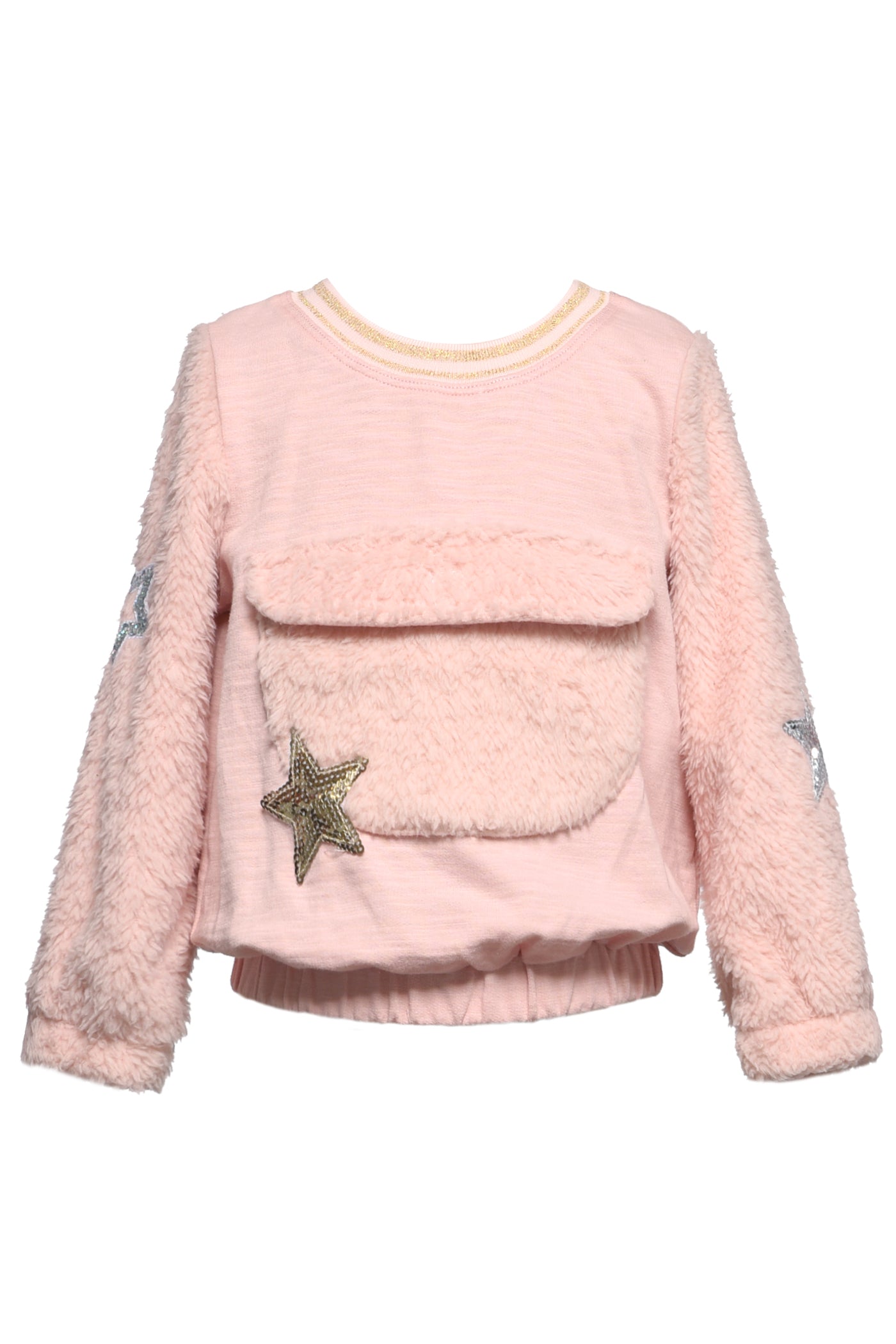 Sherpa Sweatshirt & Star Tutu Skirt
