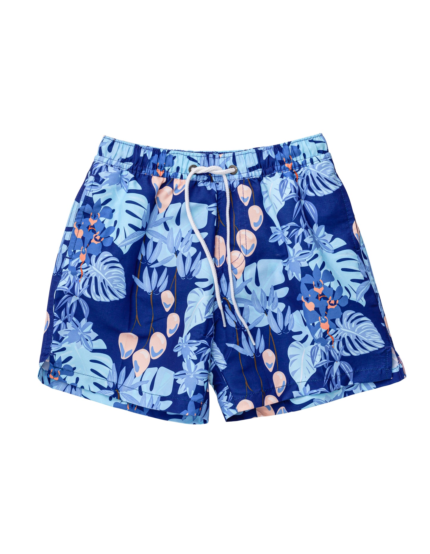 Mango Tango Board Shorts & (Sustainable) White Rash Guard