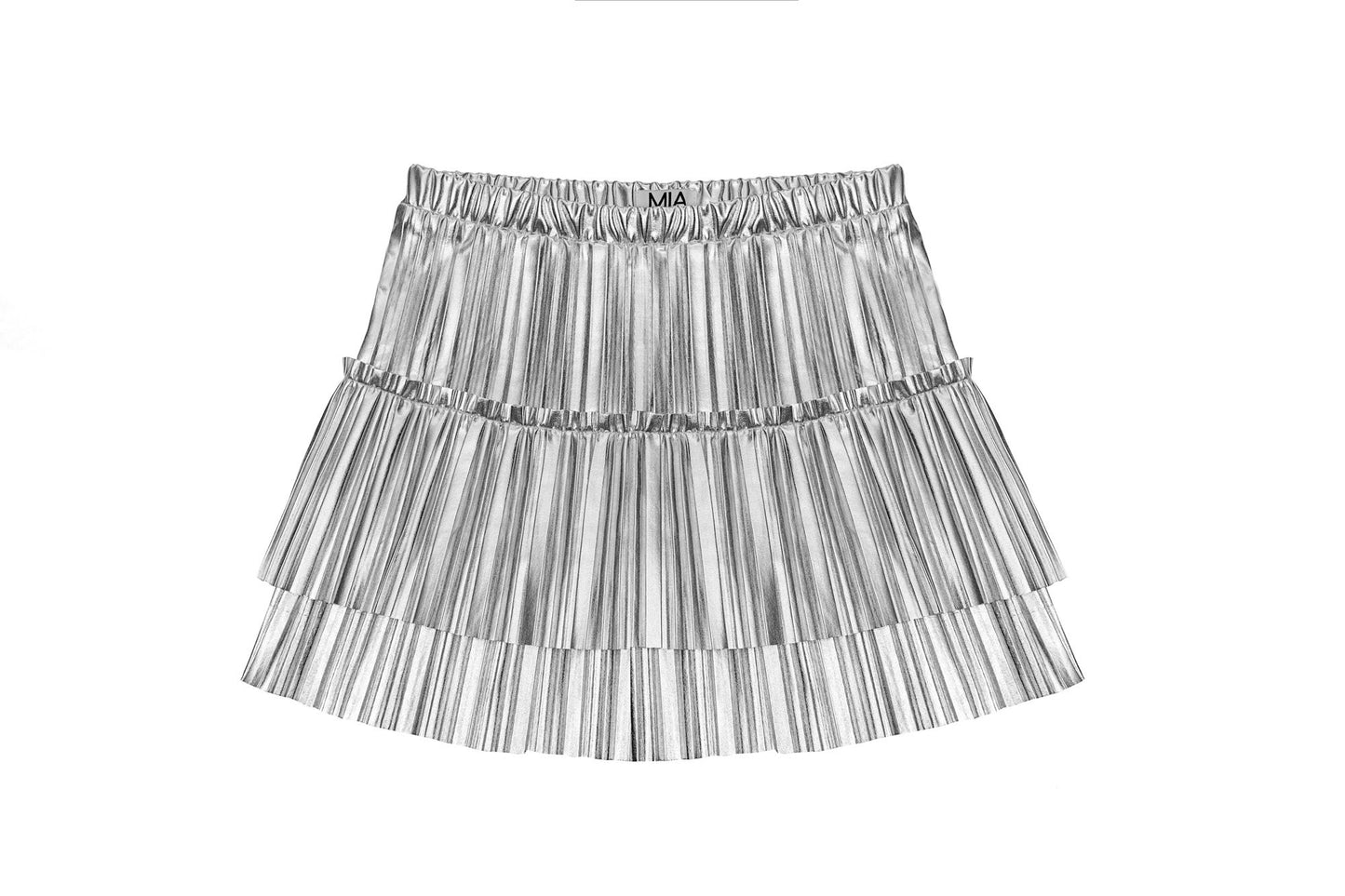 Textured Top & Double Ruffle Skirt