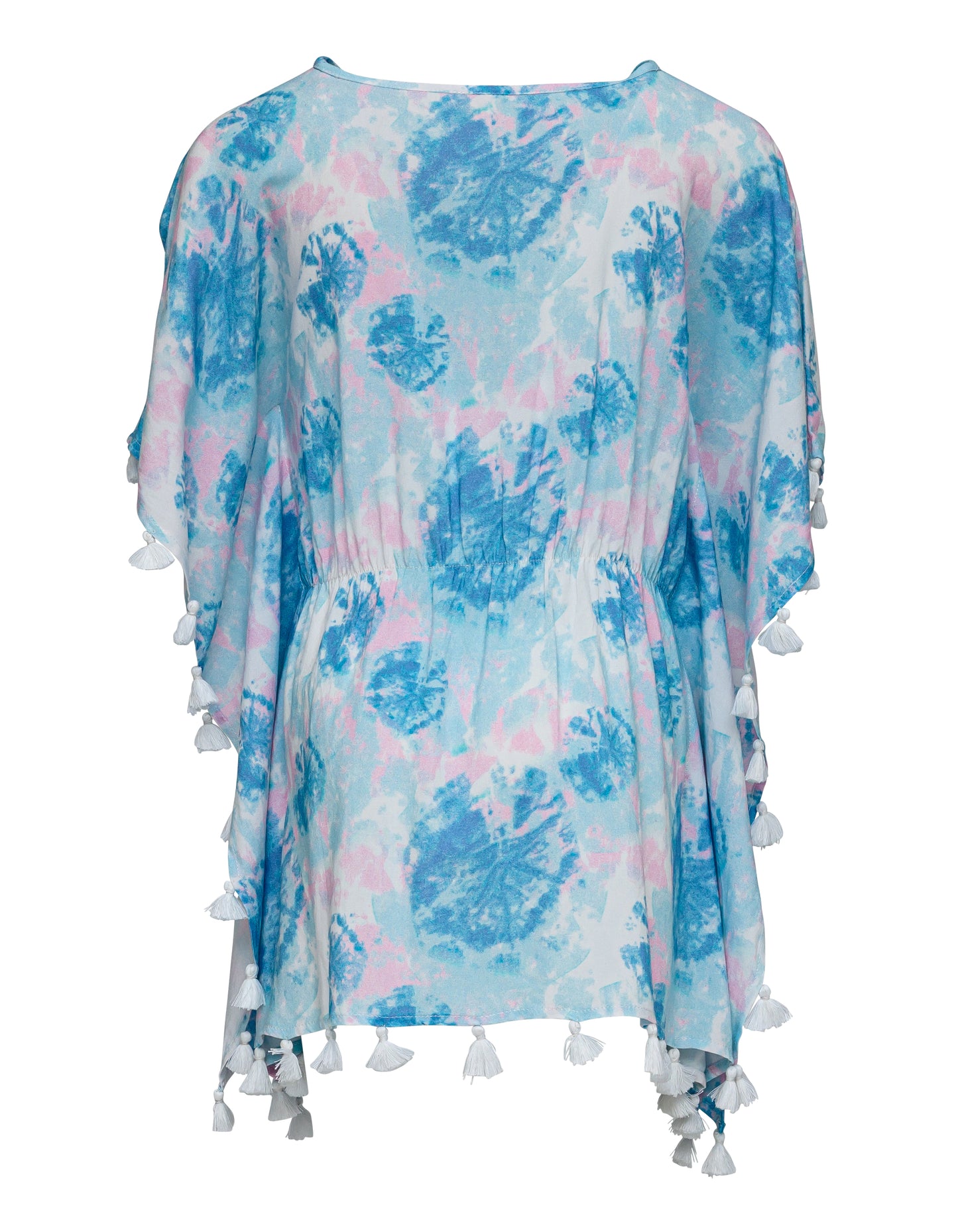 Sky Dye Scoop Swimsuit & Batwing Cover Up
