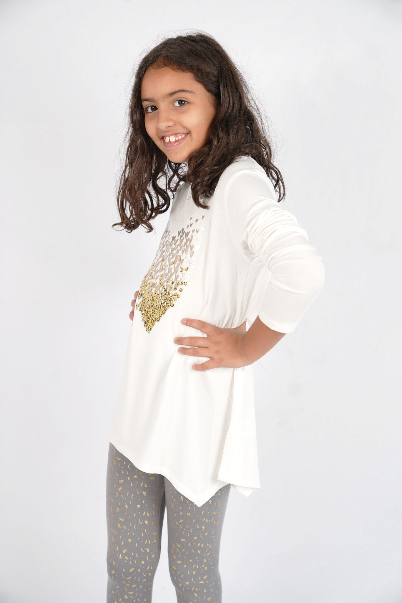 Heart Tunic & Confetti Leggings
