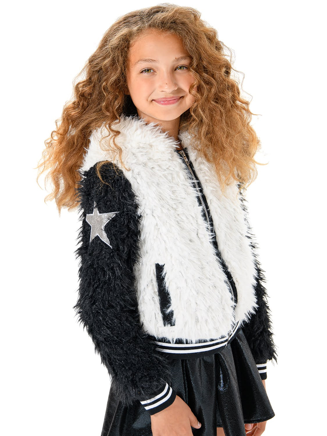 Shag Faux Fur Hoodie