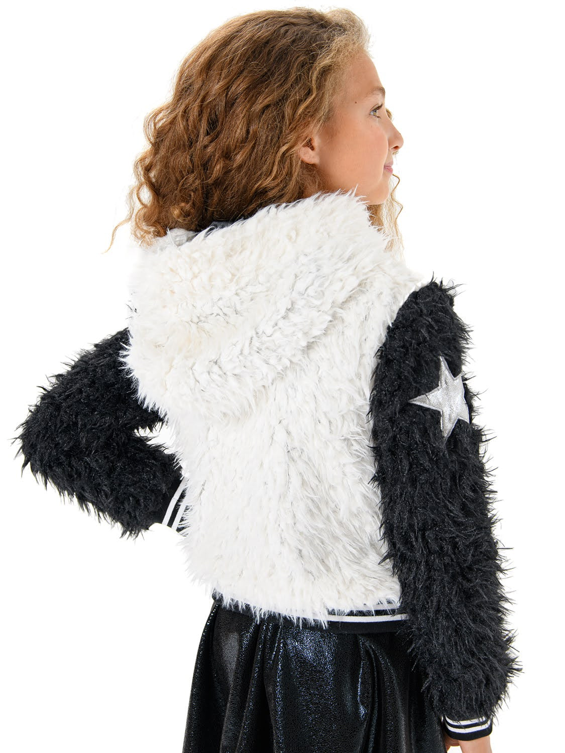 Shag Faux Fur Hoodie