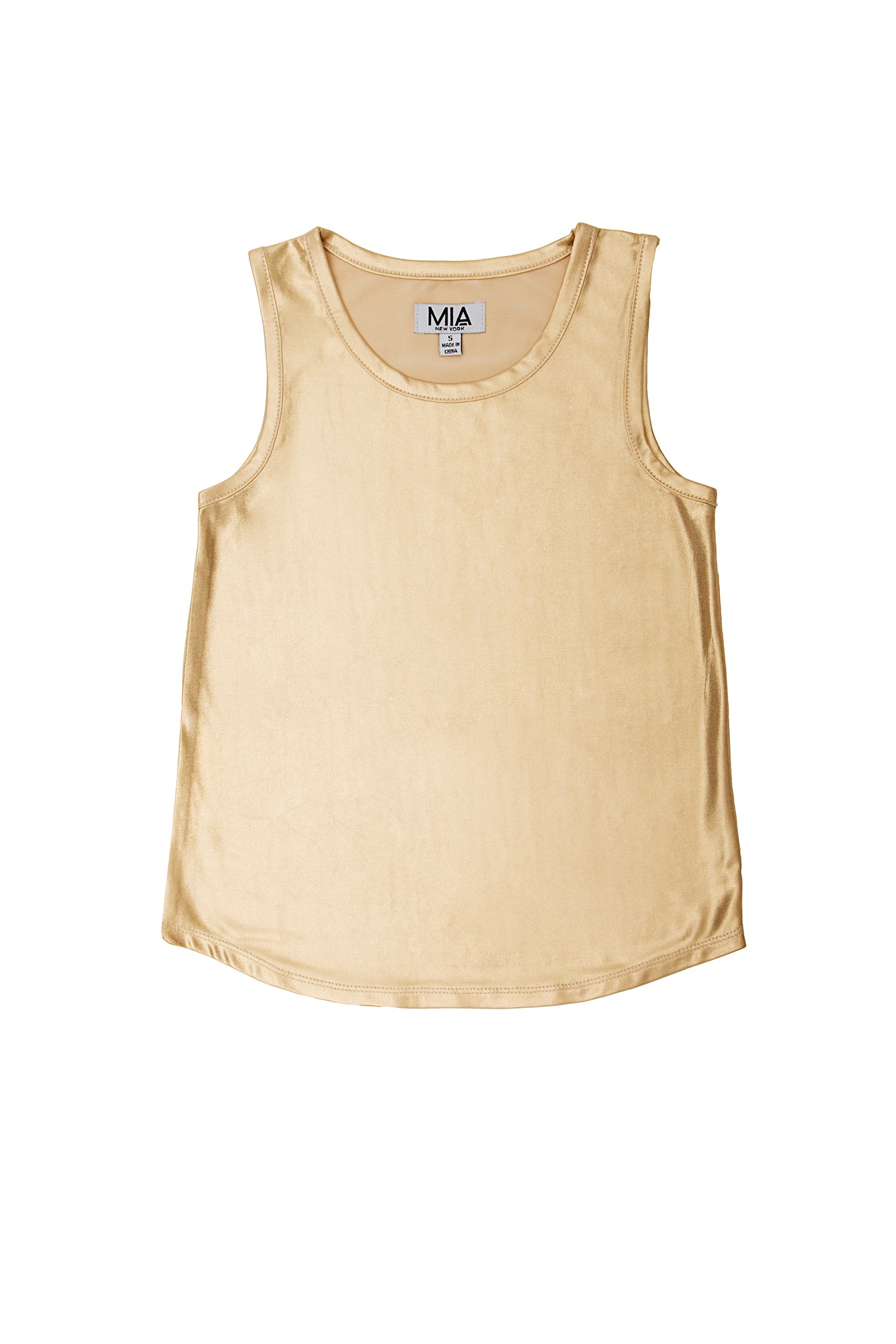 Metallic Shirtail Tank & Double Ruffle Shorts