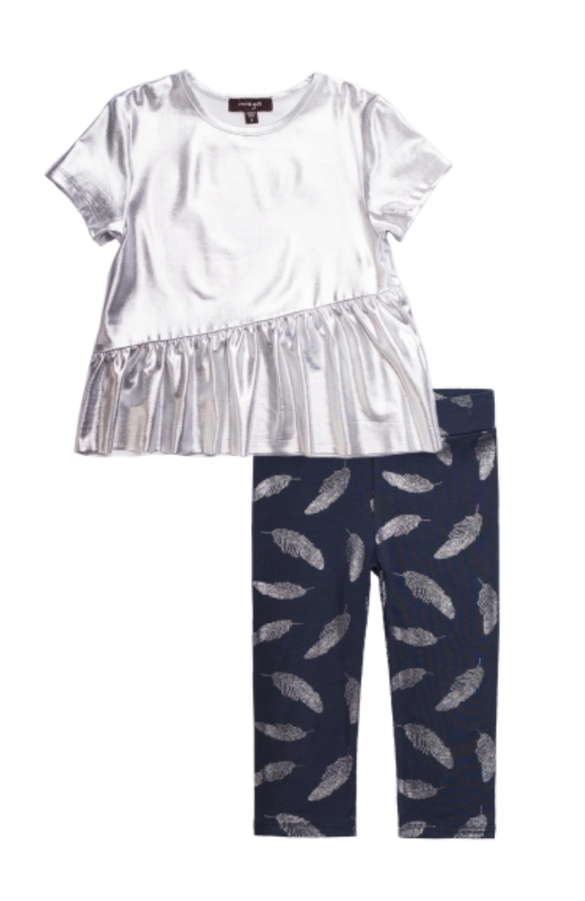 Andy Tee & Feather Leggings