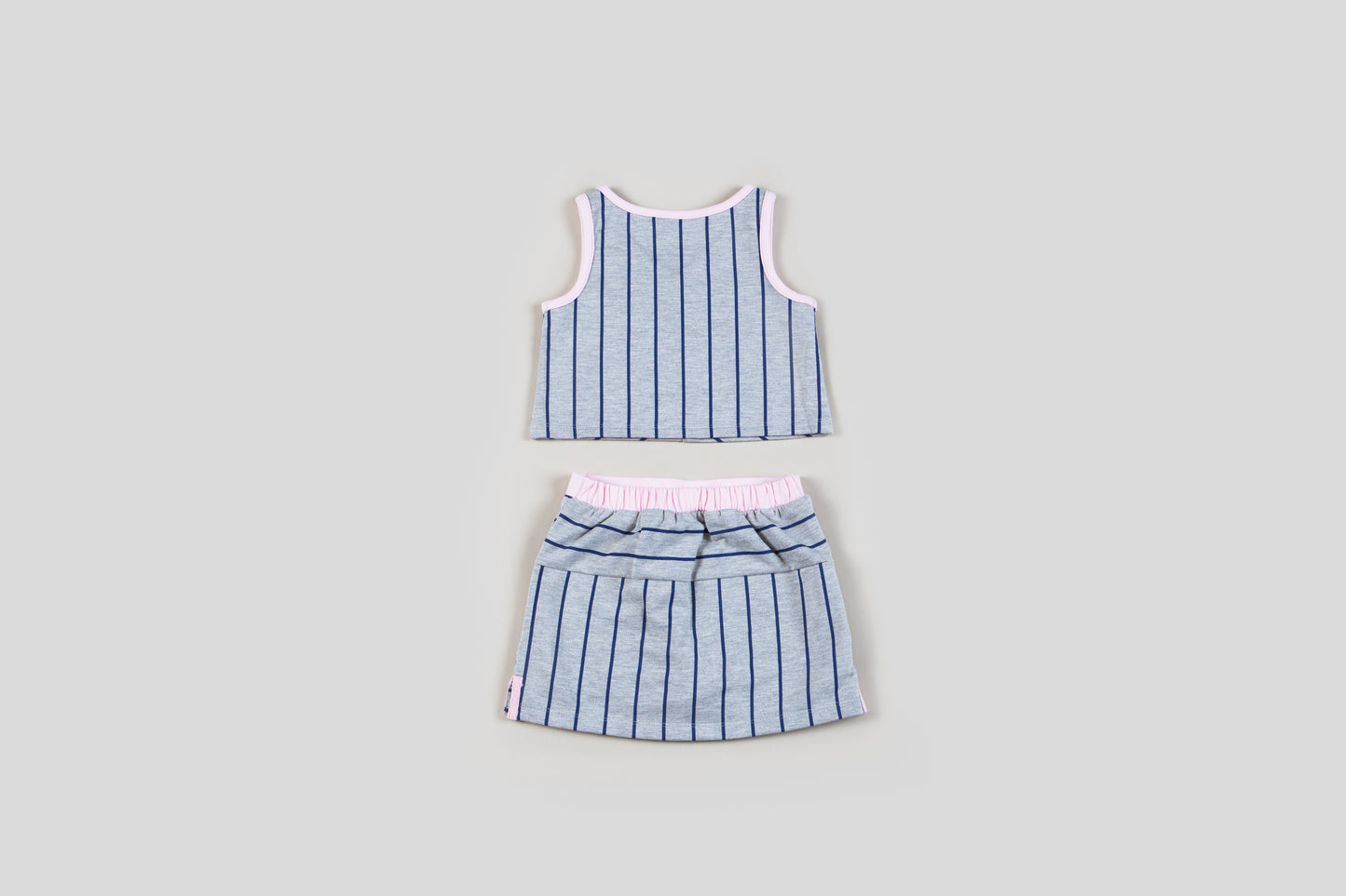 Striped French Terry Top & Skort