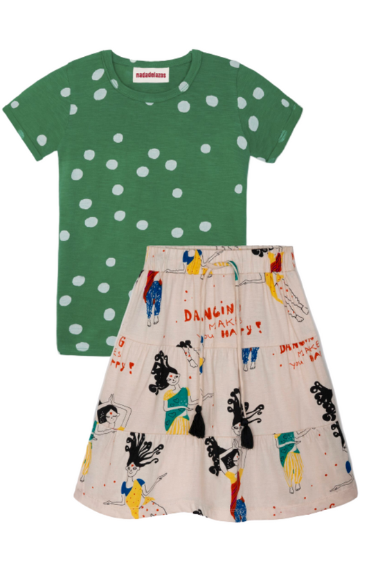 Sonia Tee & Dancing Makes You Happy Skirt