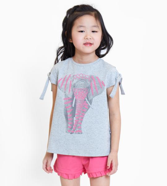 Elephant Riley Tee & Jayden Pink Shorts
