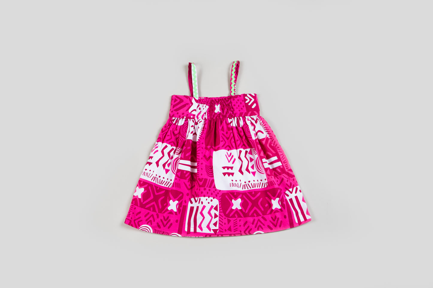 Geo Dress in Pink