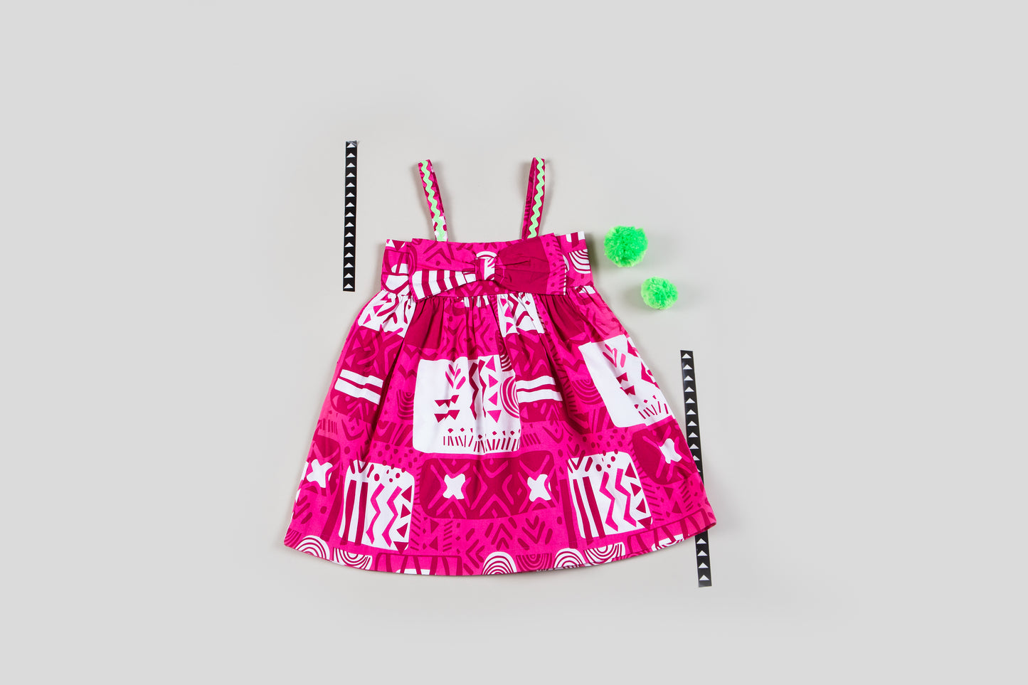 Geo Dress in Pink