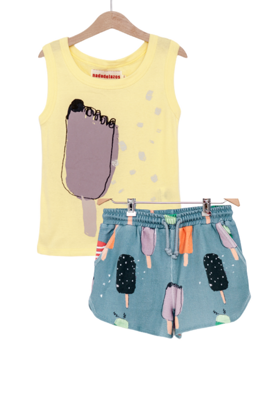 Ice Cream Shorts Set