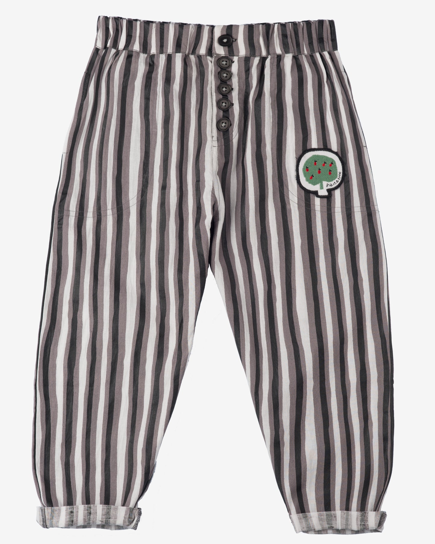 Relax Tee & Stripe Pants