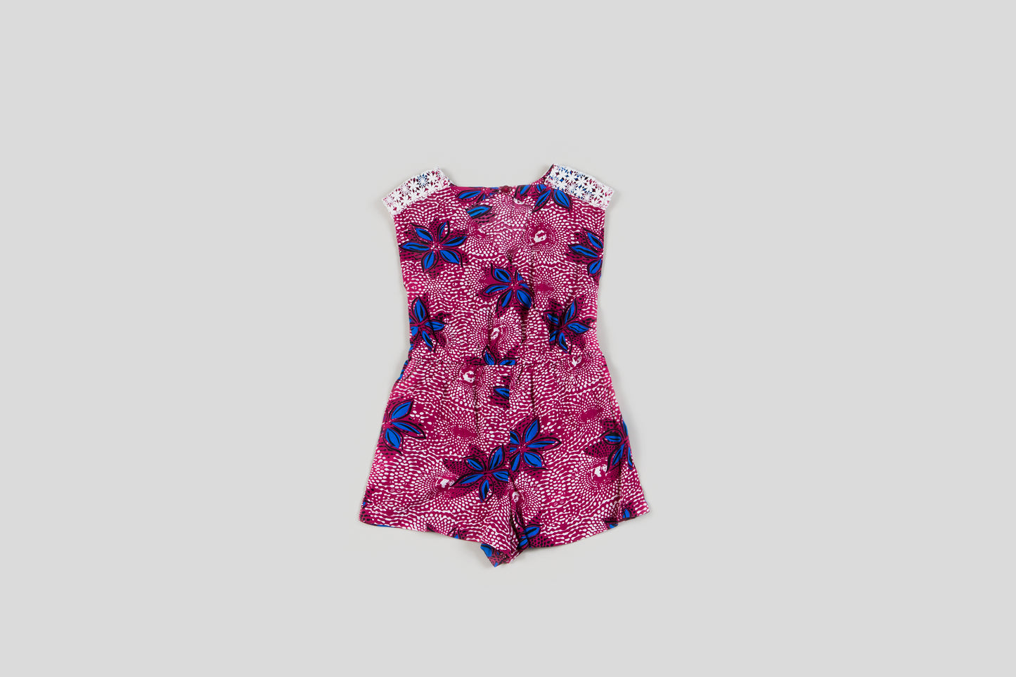 Floral Rayon Challis Romper