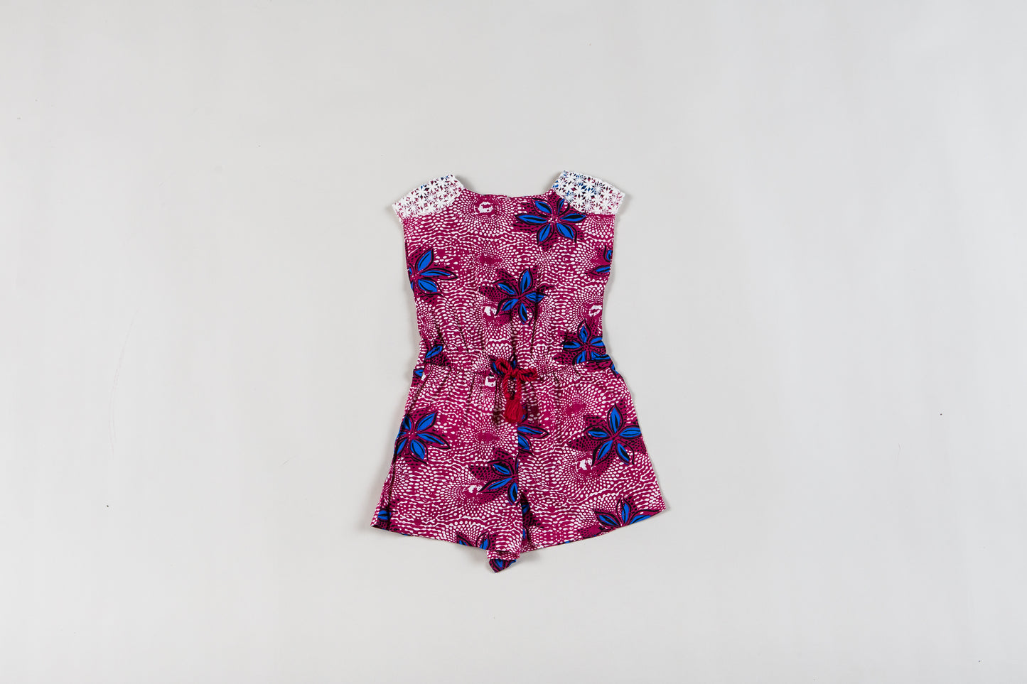 Floral Rayon Challis Romper