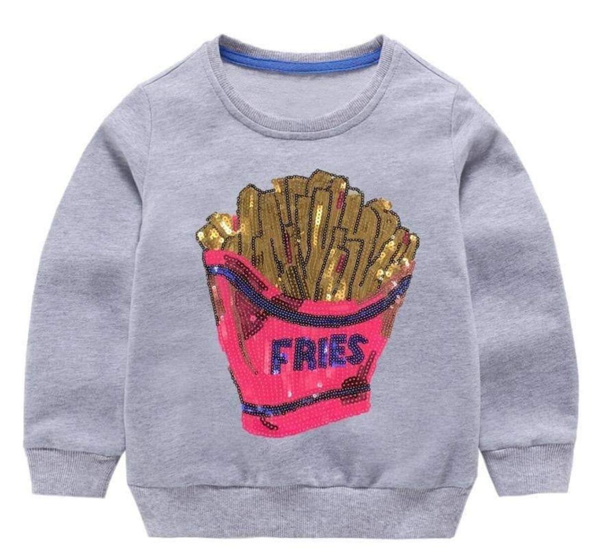 Sequin Fries Sweatshirt