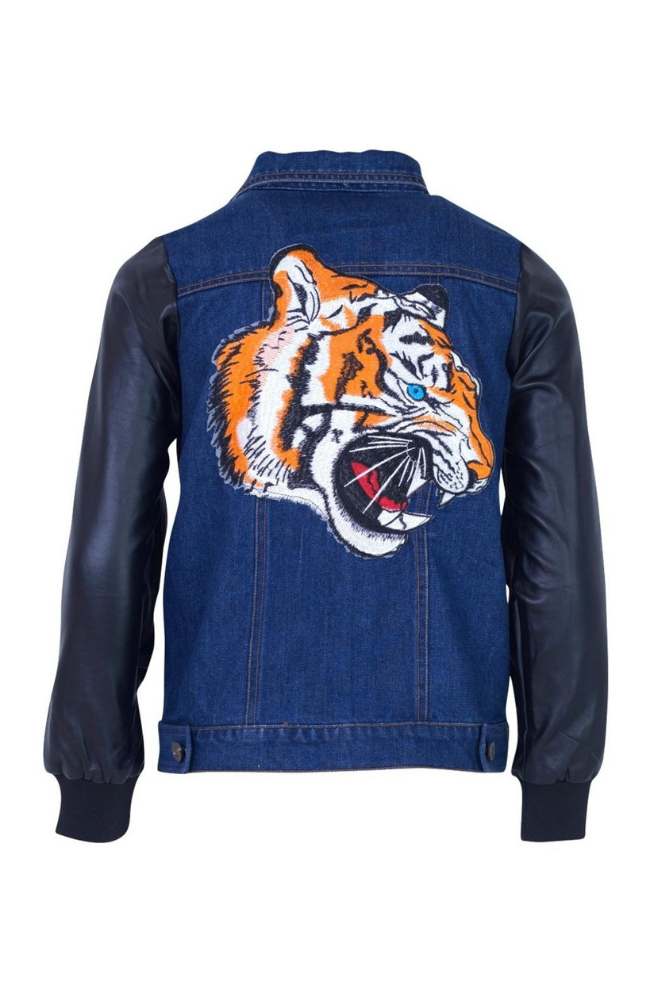 Tiger Vegan Leather Jacket