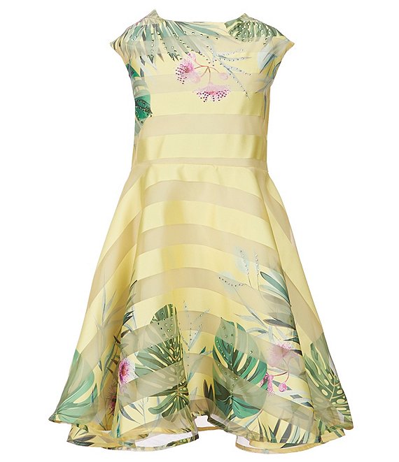 Tropical Stripe Dress