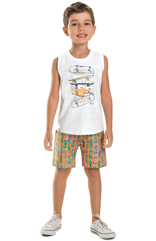 Always Ready to Skate Tee & Microfiber Shorts