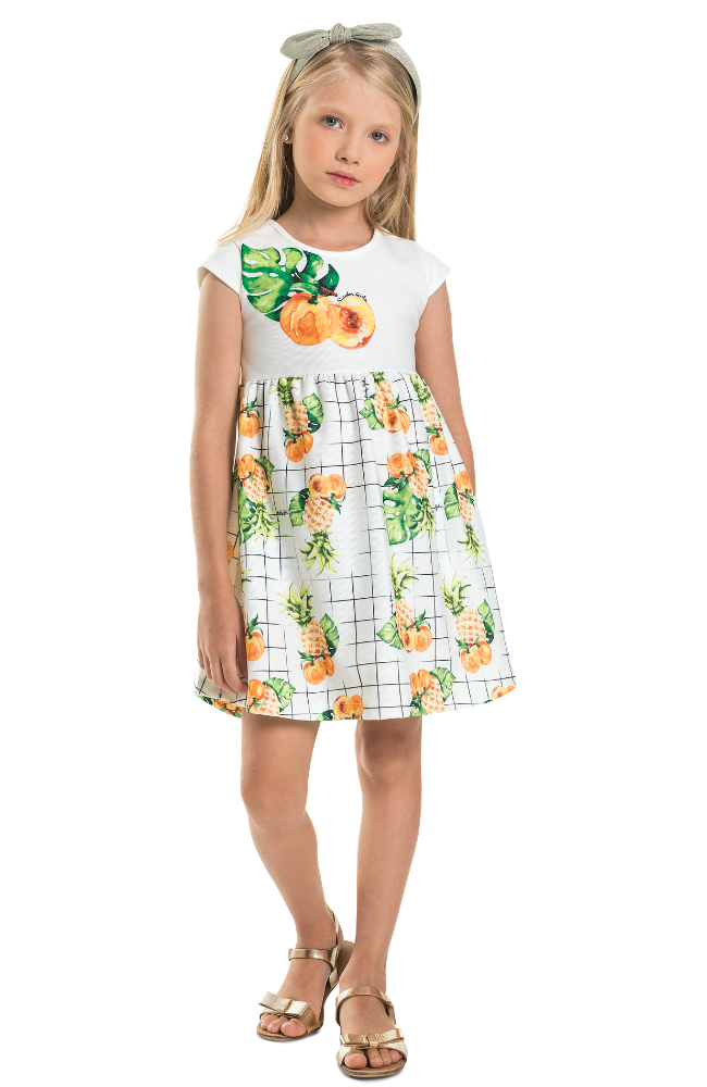 Pineapple/Peach Dress