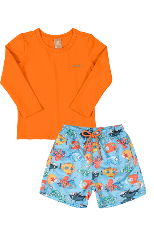 Under the Sea Swim Shorts & UV Tee